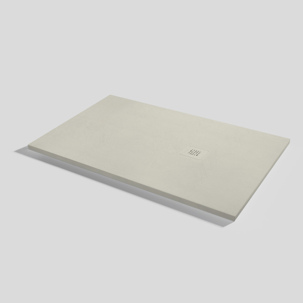 Shower tray Base Nude Beige Rectangular 140x90