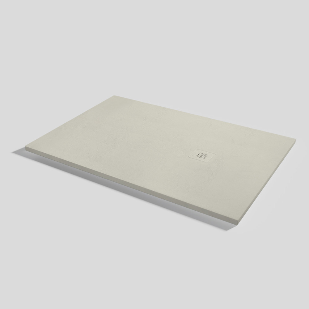 Plato de ducha Base Nude Beige Rectangular 150x100