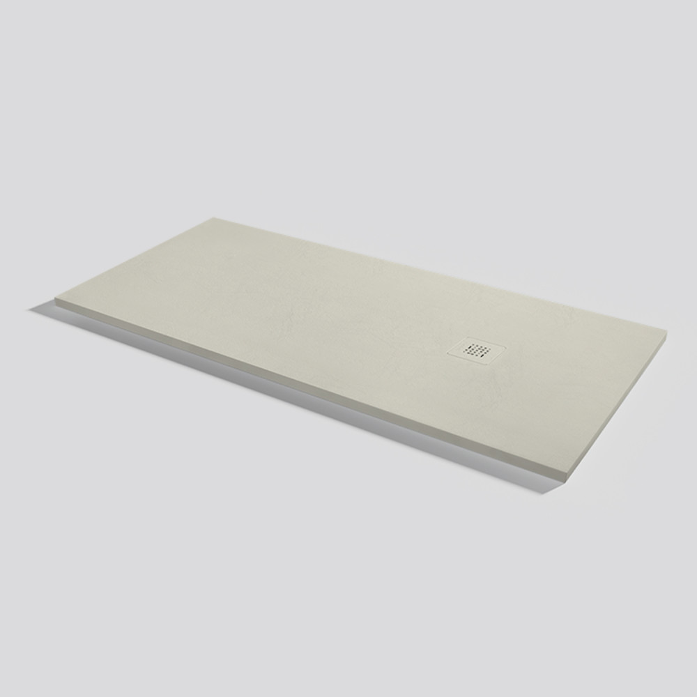 Shower tray Base Nude Beige Rectangular 170x80