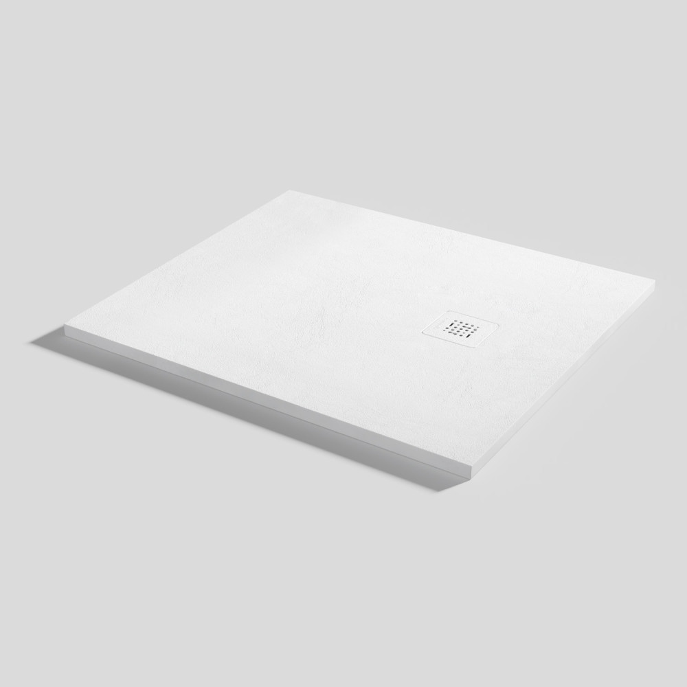 Plato de ducha Base Nude Blanco Rectangular 100x90