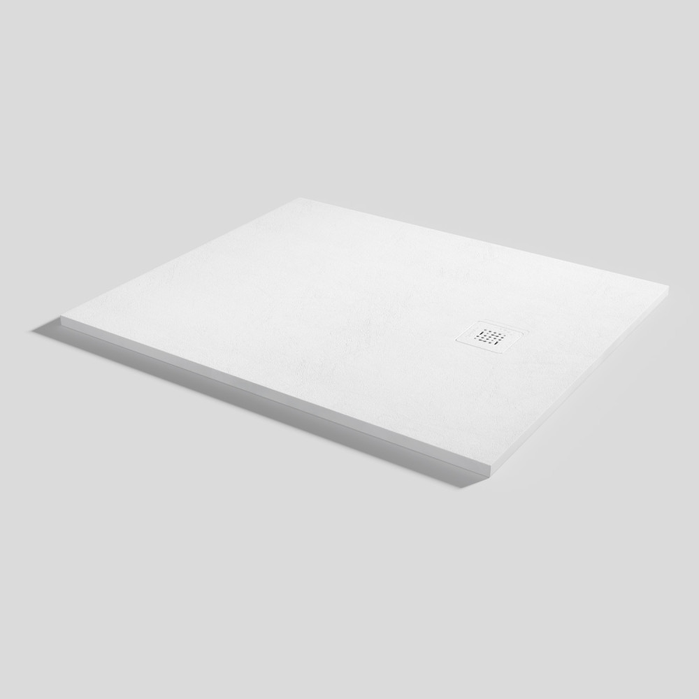 Plato de ducha Base Nude Blanco Rectangular 120x100