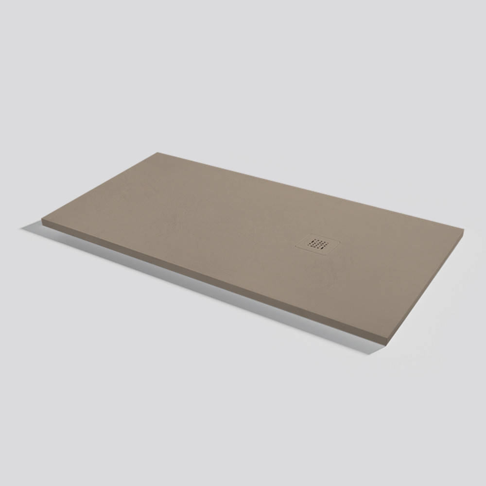 Shower tray Base Nude Capuccino Rectangular 150x80