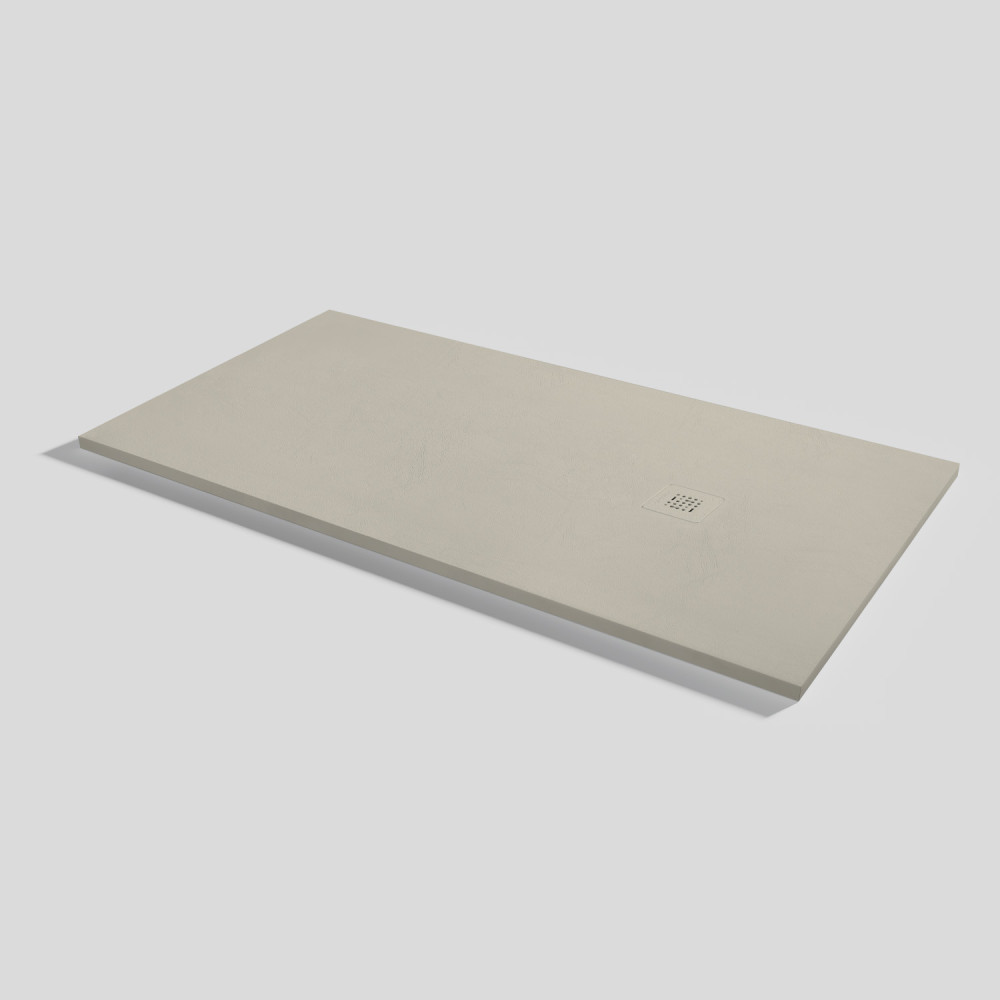 Plato de ducha Base Nude Crema Rectangular 170x90