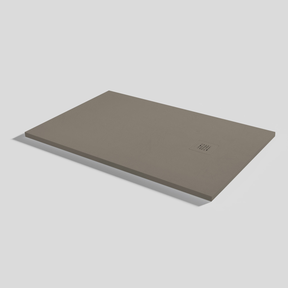 Piatto doccia Base Nude Fango Rettangolare 120x80