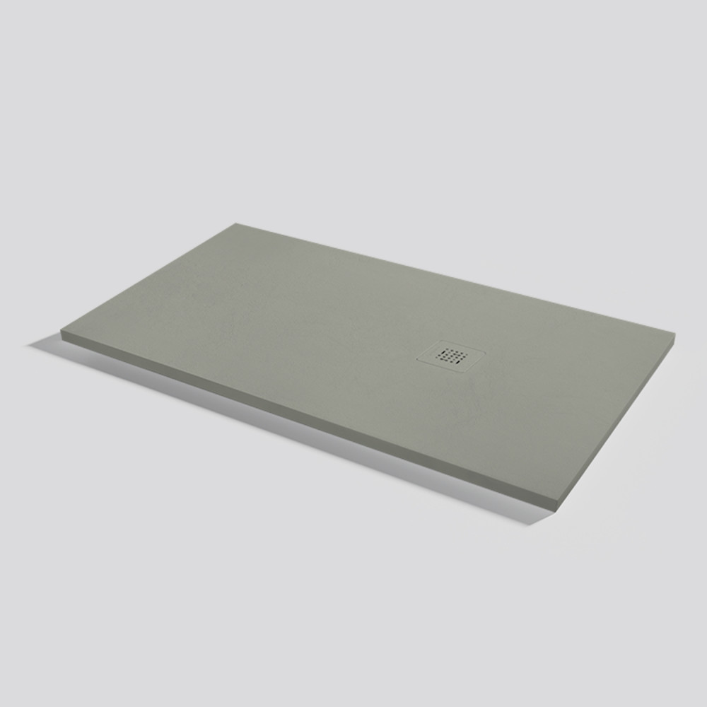 Plato de ducha Base Nude Grey Rectangular 140x80