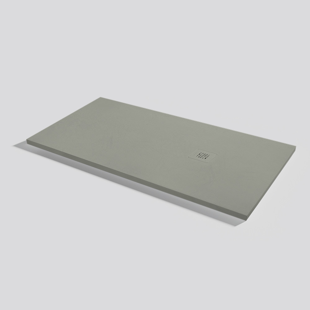 Plato de ducha Base Nude Grey Rectangular 150x80