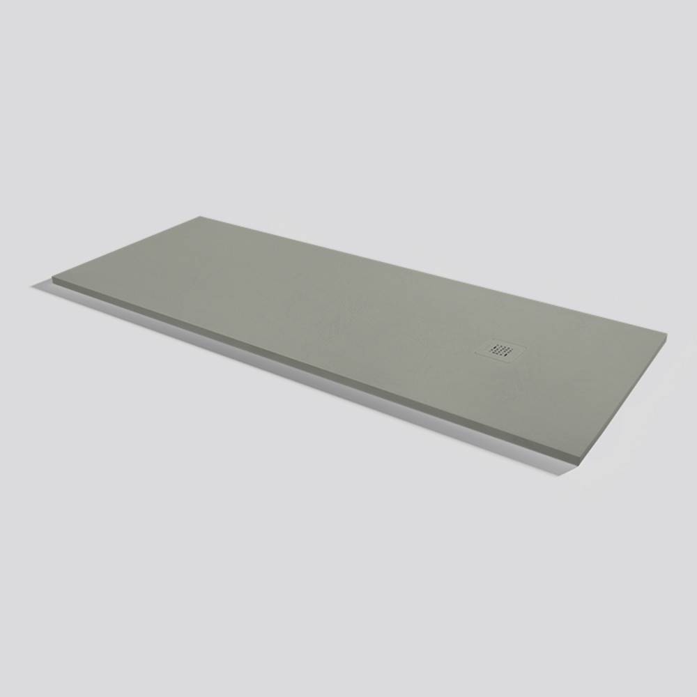 Plato de ducha Base Nude Grey Rectangular 200x80