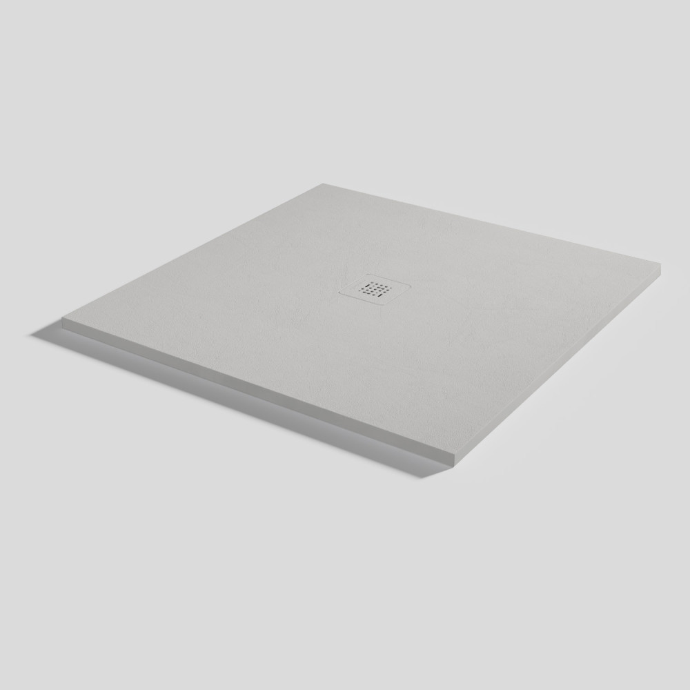 Plato de ducha Base Nude Marfil Cuadrado 100x100