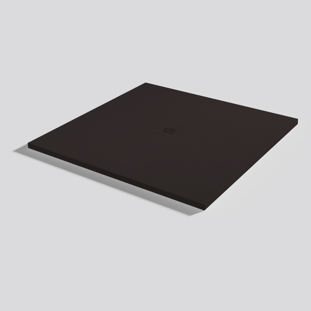 Plato de ducha Base Nude Moka Cuadrado 100x100