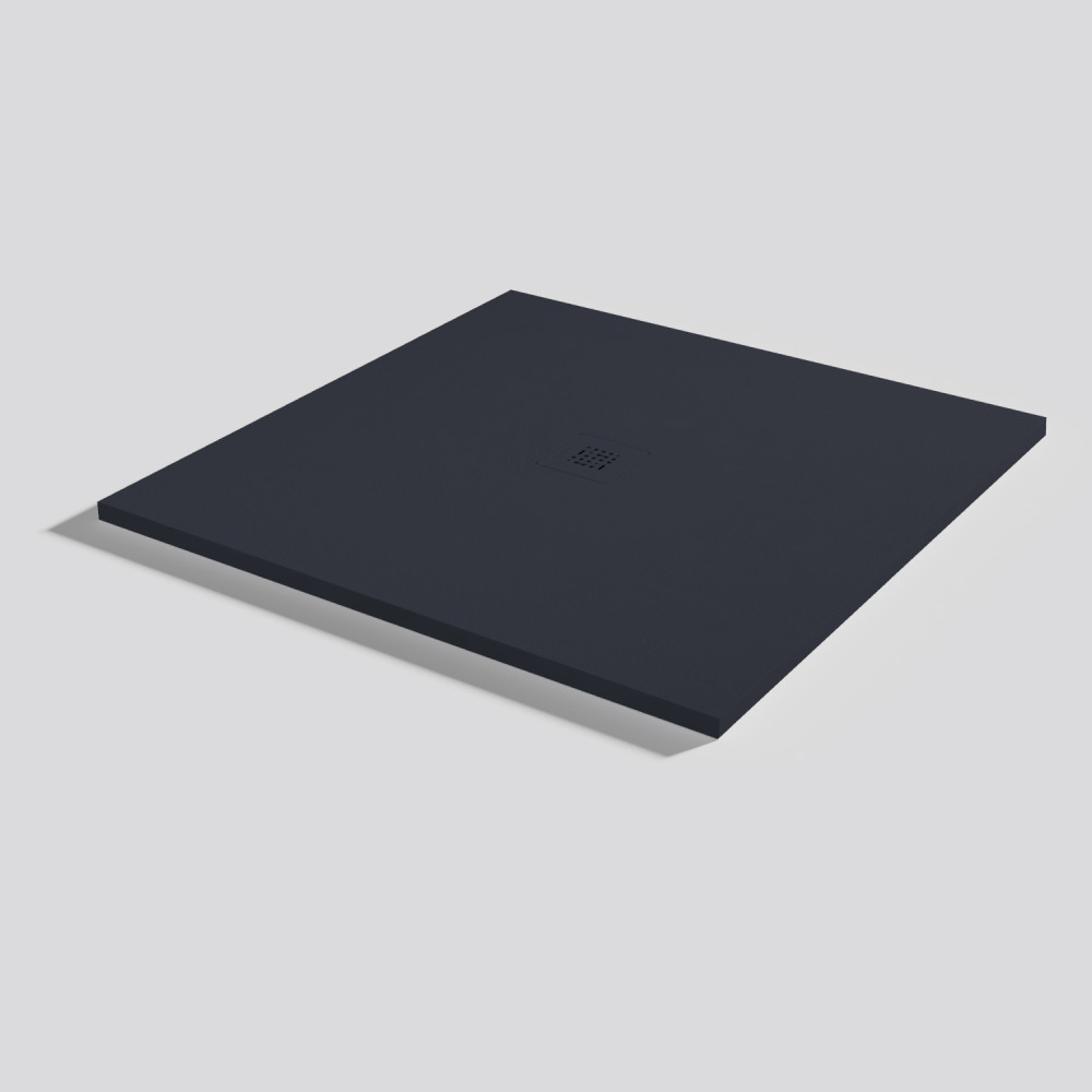 Plato de ducha Base Nude Negro Cuadrado 100x100