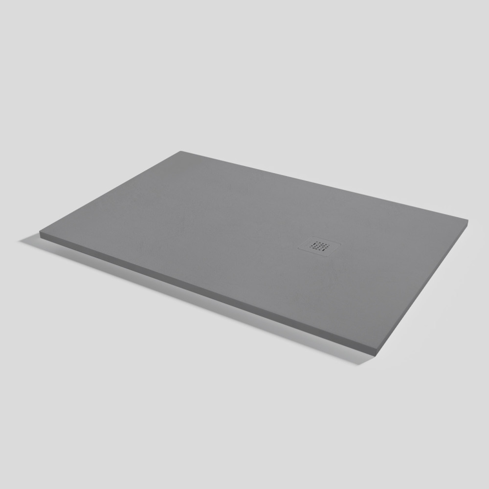 Shower tray Base Nude Platinum Rectangular 150x100