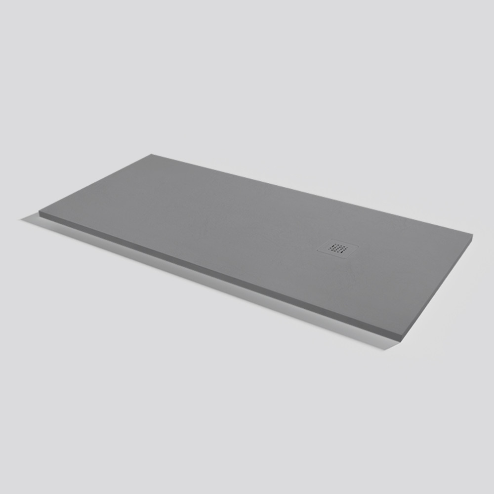 Shower tray Base Nude Platinum Rectangular 170x80