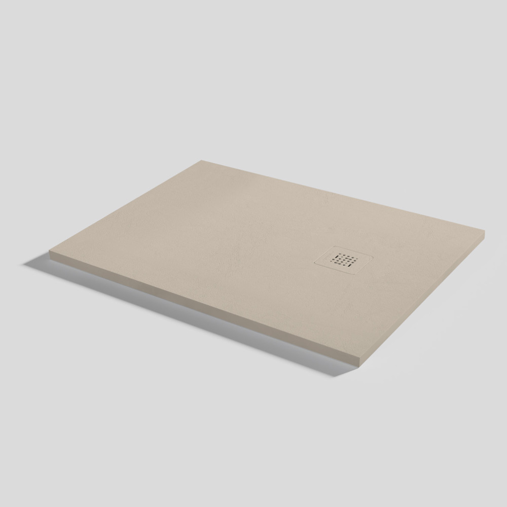 Plato de ducha Base Nude Sand Rectangular 100x80