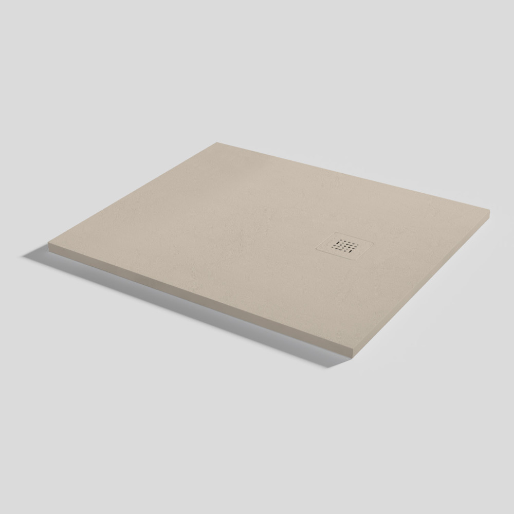 Plato de ducha Base Nude Sand Rectangular 100x90