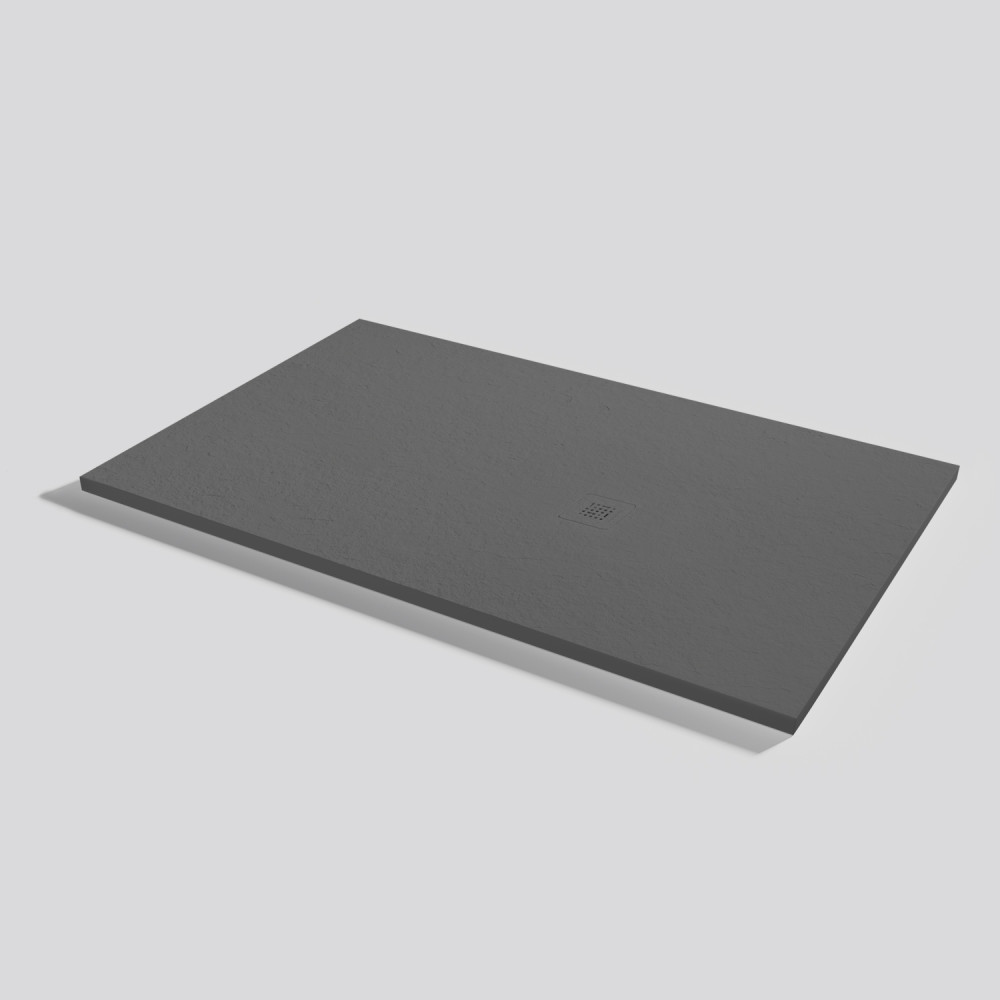 Plato de ducha Base Slate Acier Rectangular 150x90