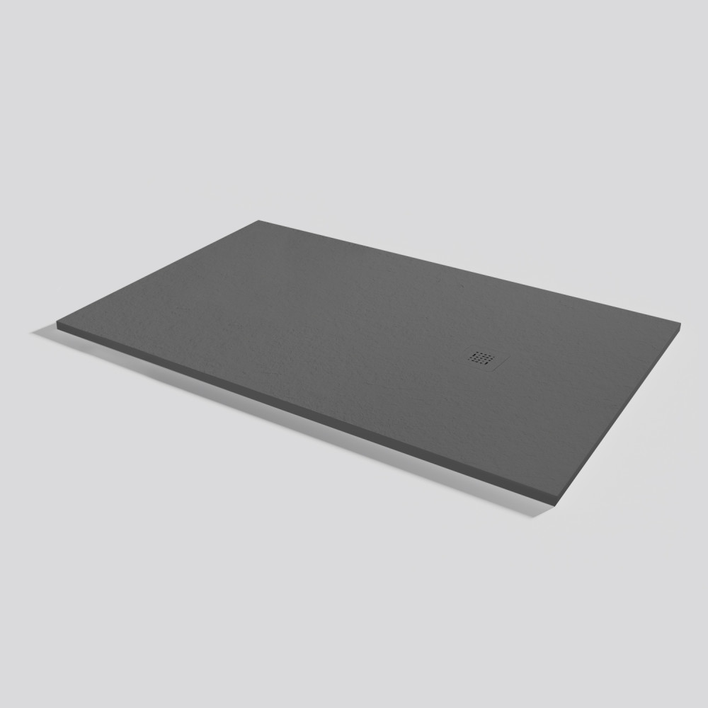 Plato de ducha Base Slate Acier Rectangular 170x100