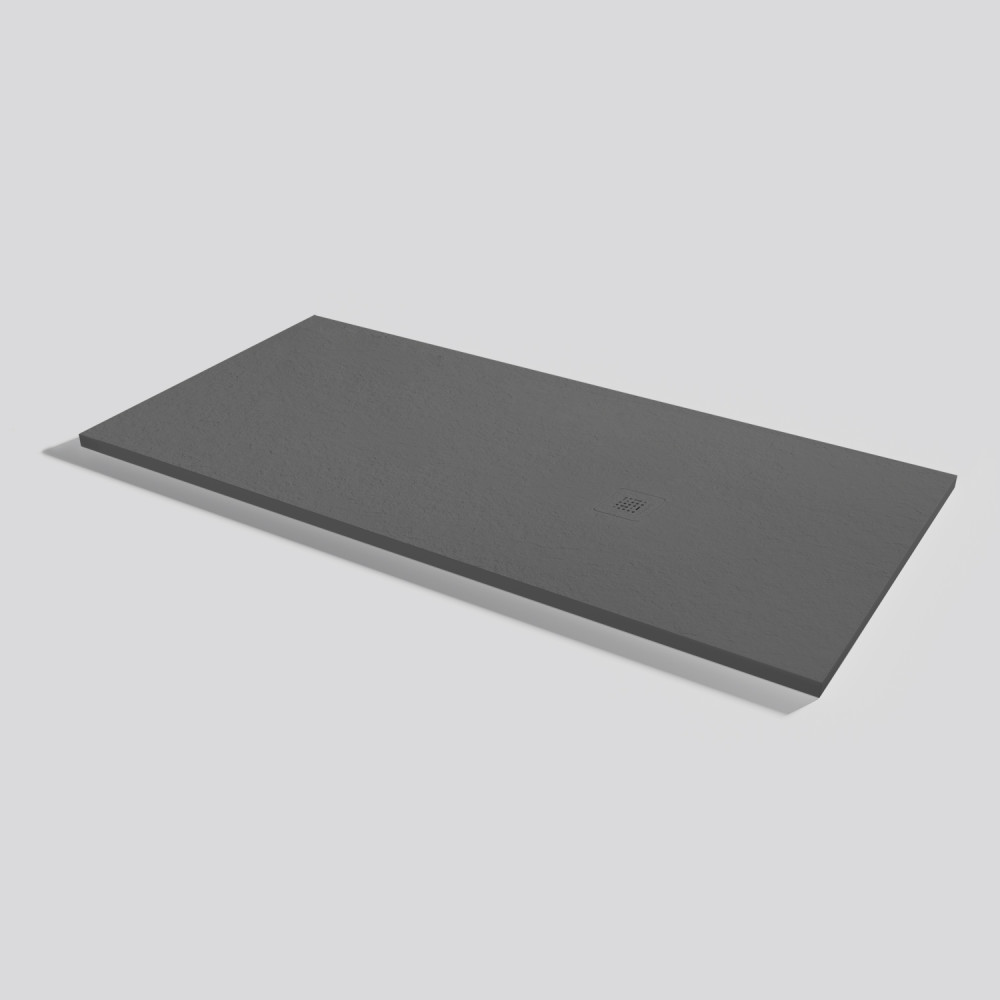 Plato de ducha Base Slate Acier Rectangular 170x80