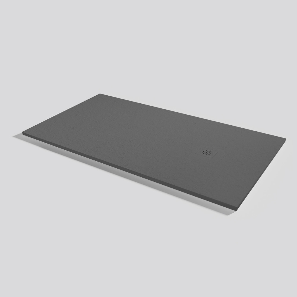 Plato de ducha Base Slate Acier Rectangular 180x100
