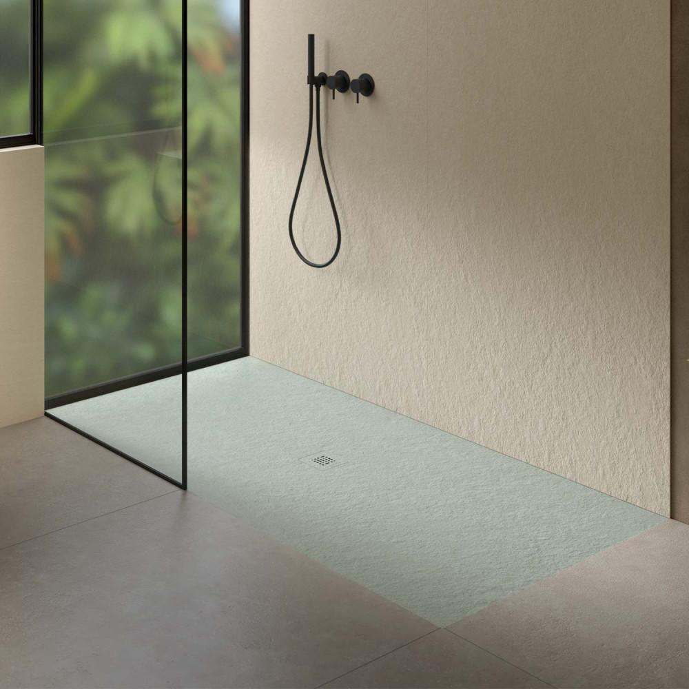 Plato de ducha Base Slate Blanco Rectangular 140x80