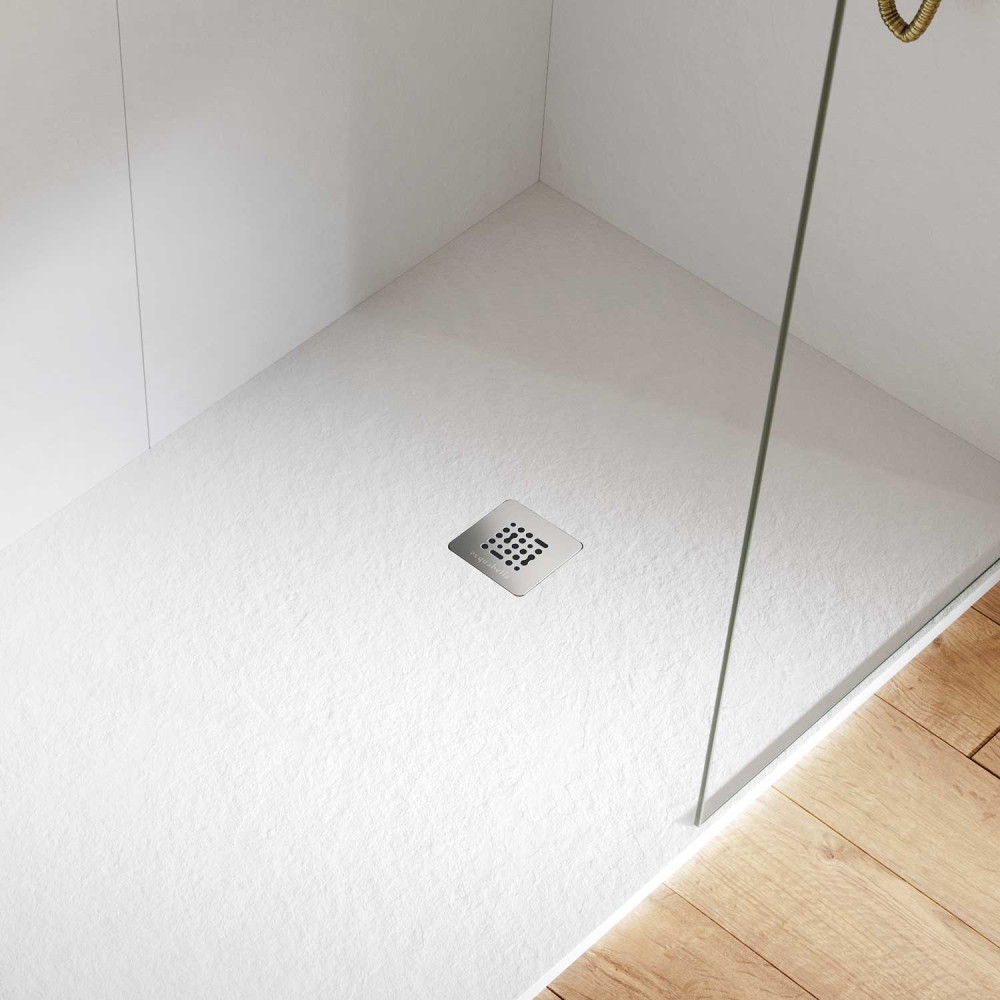 Plato de ducha Base Slate Blanco Rectangular 140x80