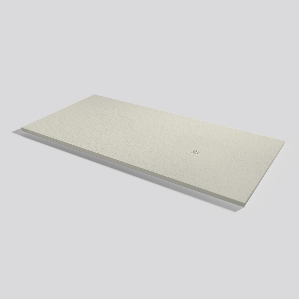 Shower tray Base Slate Beige Rectangular 190x90
