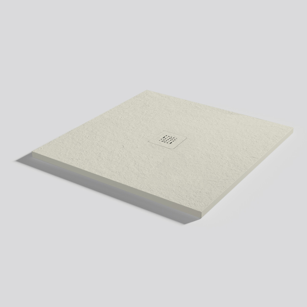 Receveur de douche Base Slate Beige Carré 90x90