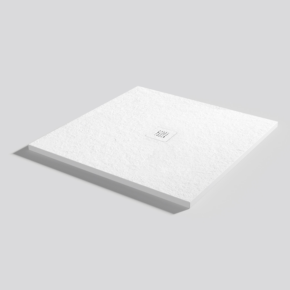 Plato de ducha Base Slate Blanco Cuadrado 100x100