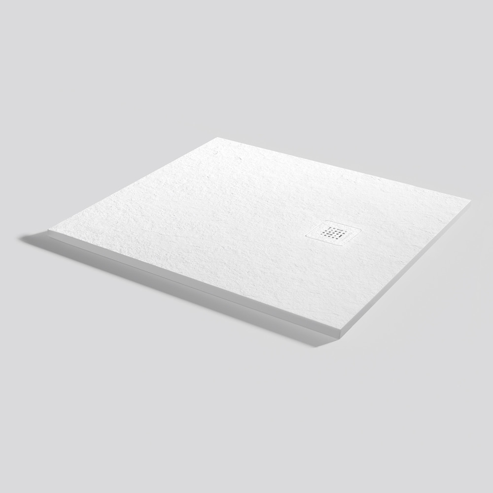 Plato de ducha Base Slate Blanco Rectangular 100x90