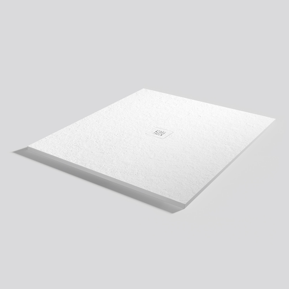 Plato de ducha Base Slate Blanco Cuadrado 120x120