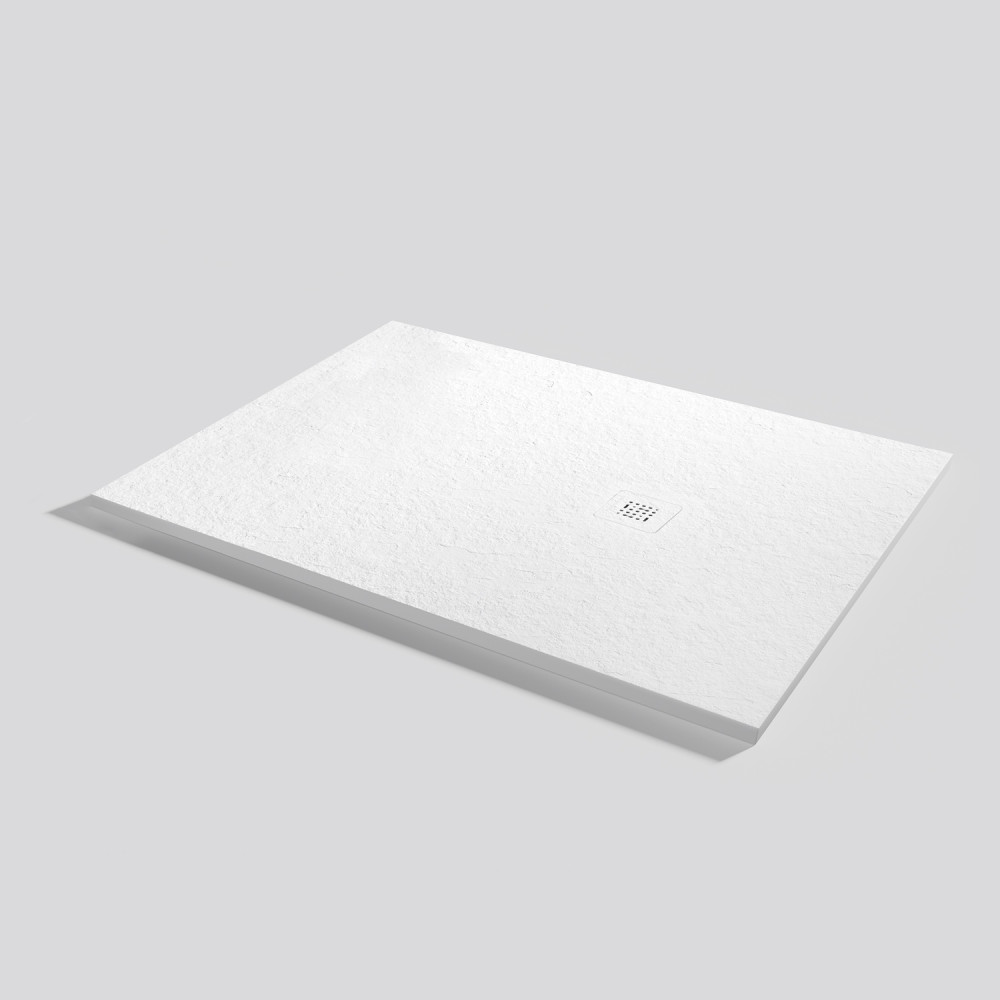 Plato de ducha Base Slate Blanco Rectangular 140x100