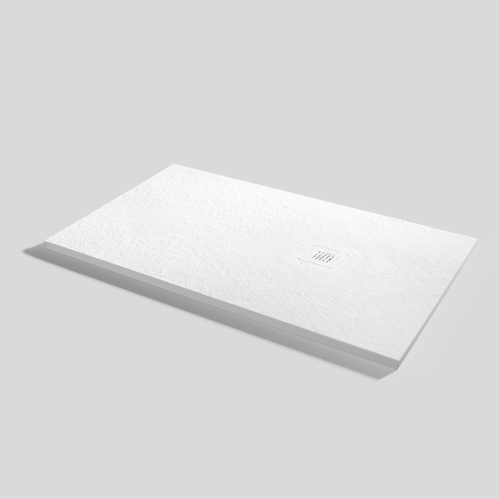 Plato de ducha Base Slate Blanco Rectangular 140x80