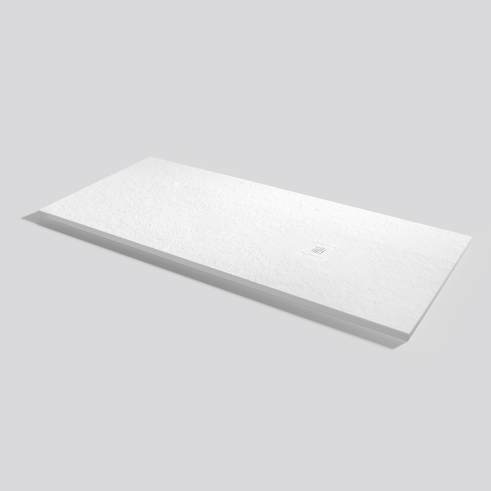 Plato de ducha Base Slate Blanco Rectangular 180x80