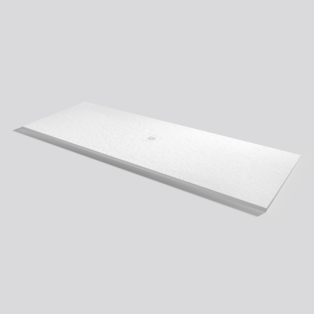 Plato de ducha Base Slate Blanco Rectangular 220x80