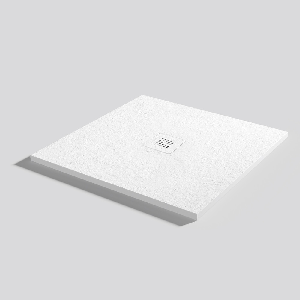 Plato de ducha Base Slate Blanco Cuadrado 80x80