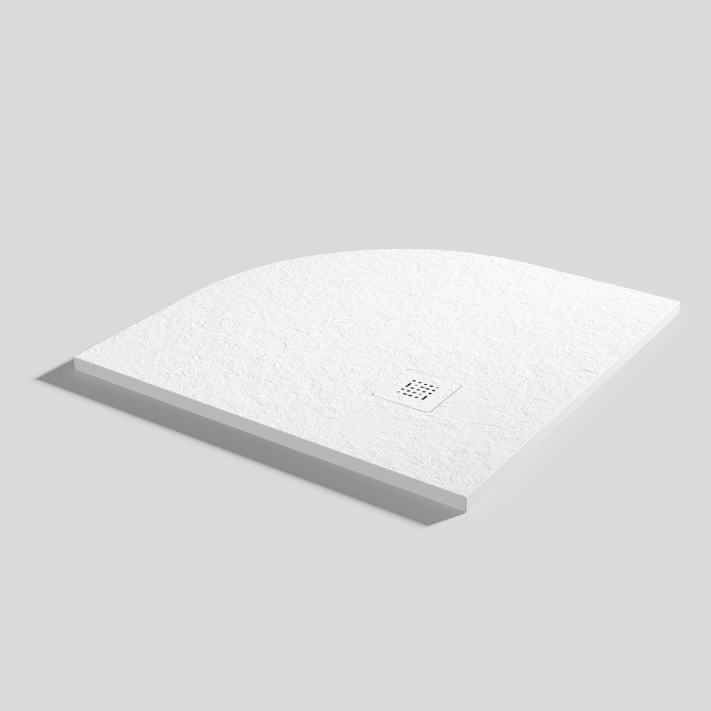 Plato de ducha Base Slate Blanco Angular 90x90