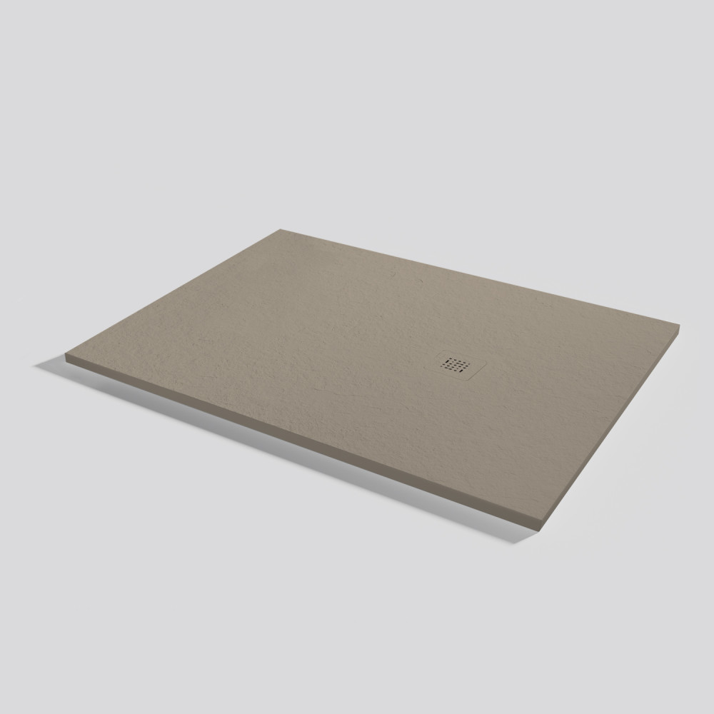 Plato de ducha Base Slate Capuccino Rectangular 140x100