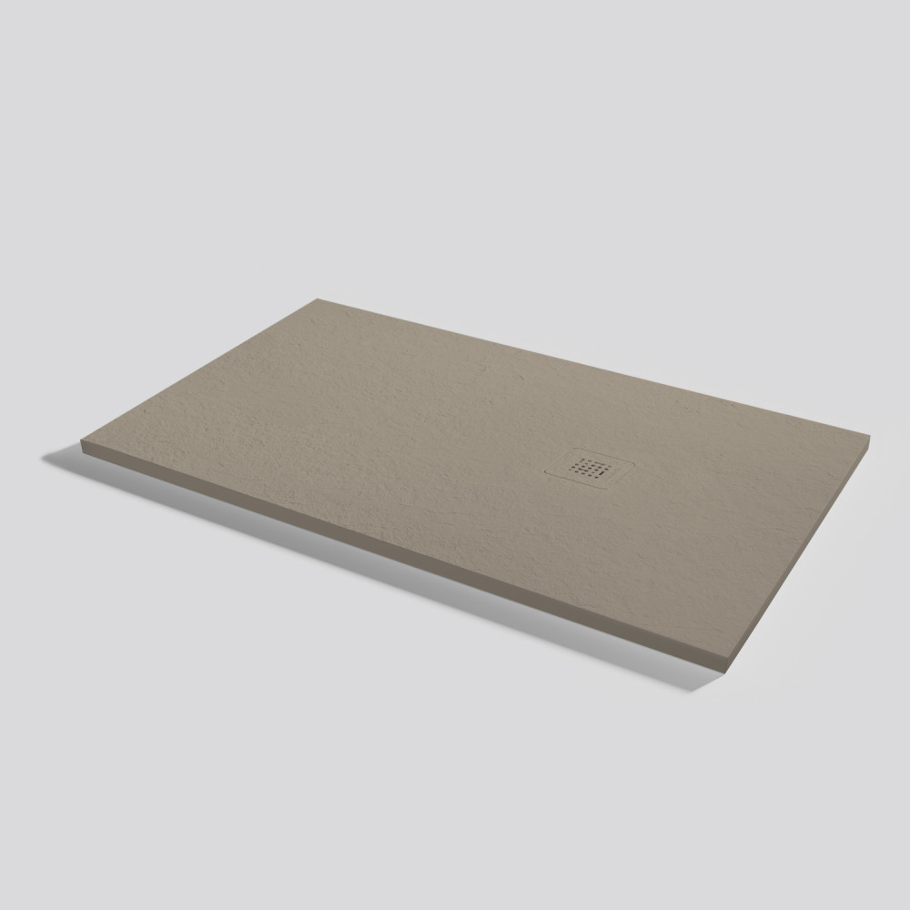 Plato de ducha Base Slate Capuccino Rectangular 140x80
