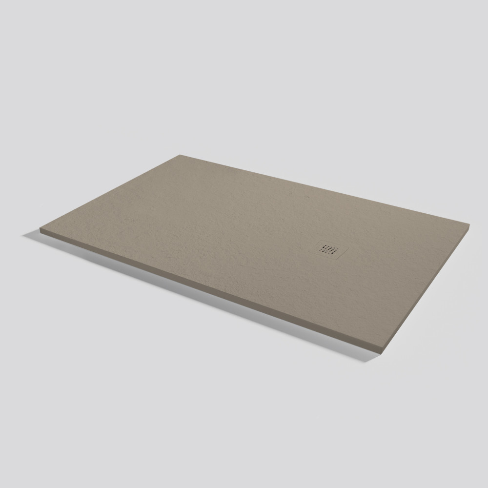 Plato de ducha Base Slate Capuccino Rectangular 160x100
