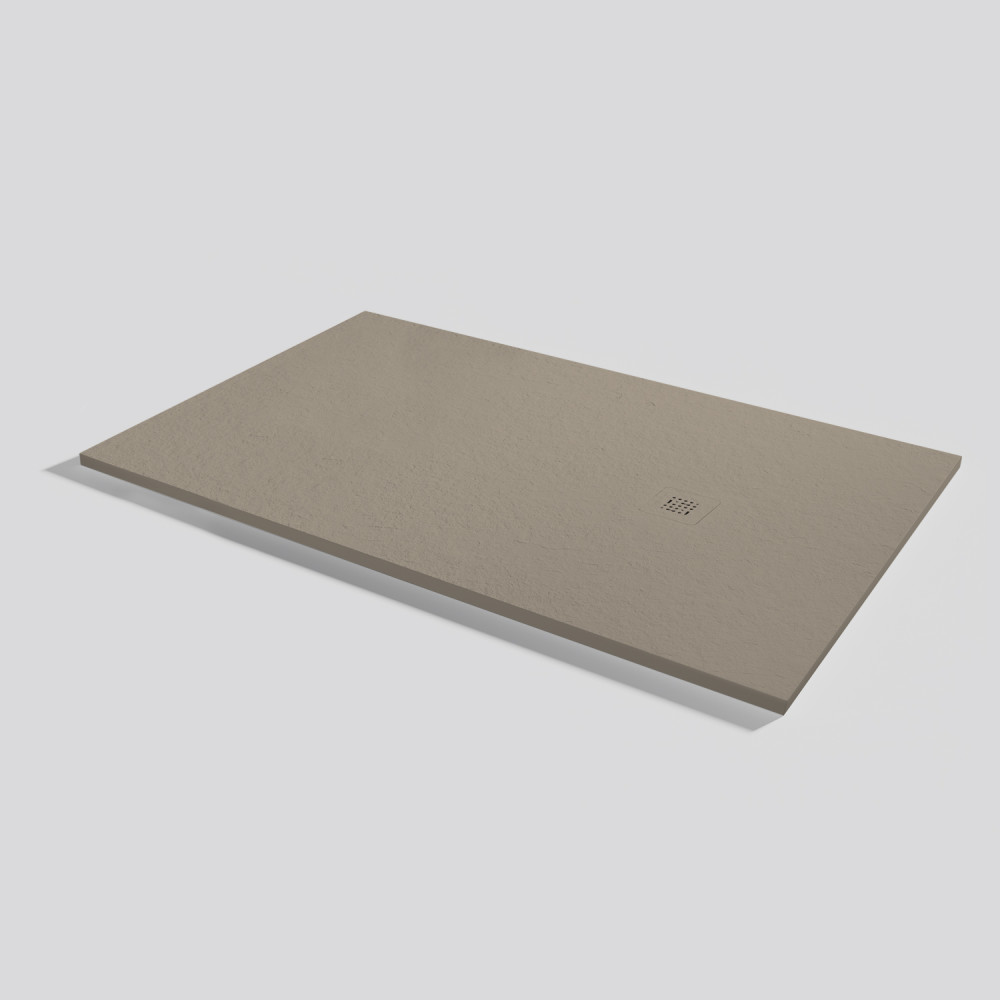 Shower tray Base Slate Capuccino Rectangular 170x100