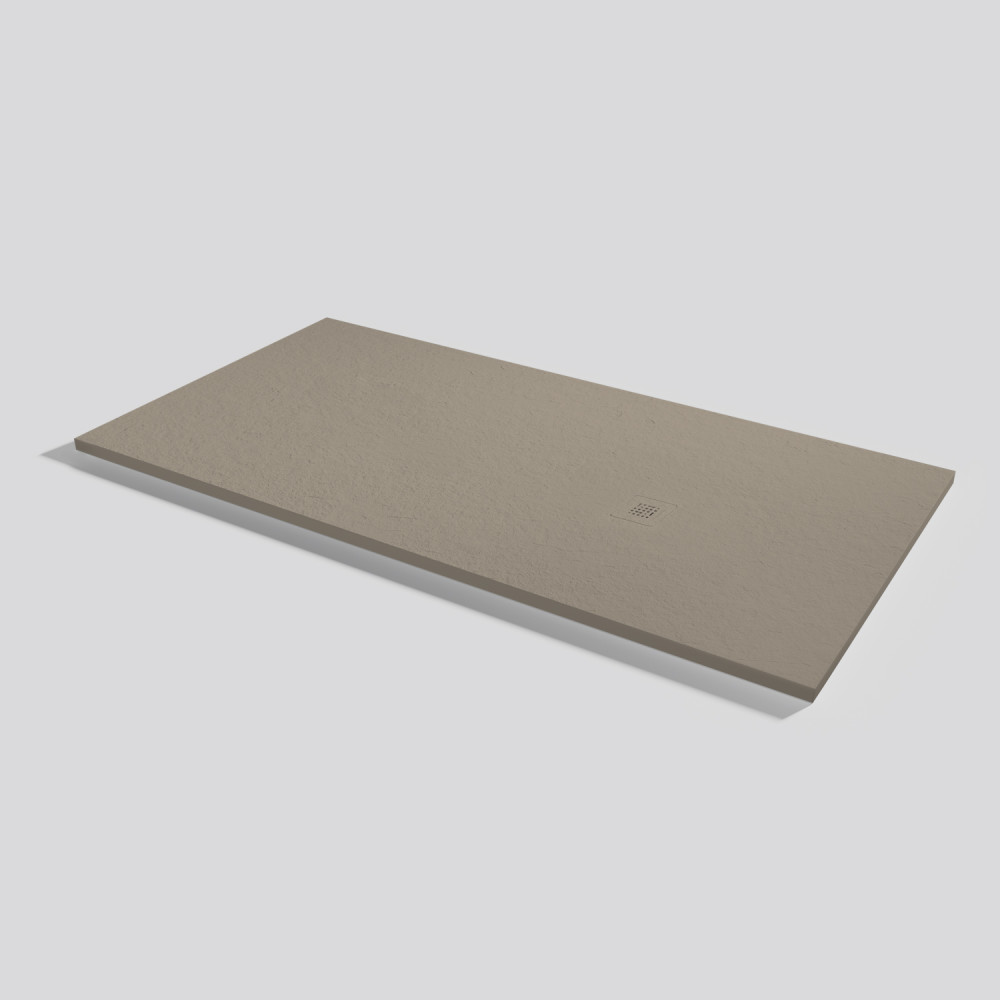 Shower tray Base Slate Capuccino Rectangular 180x90