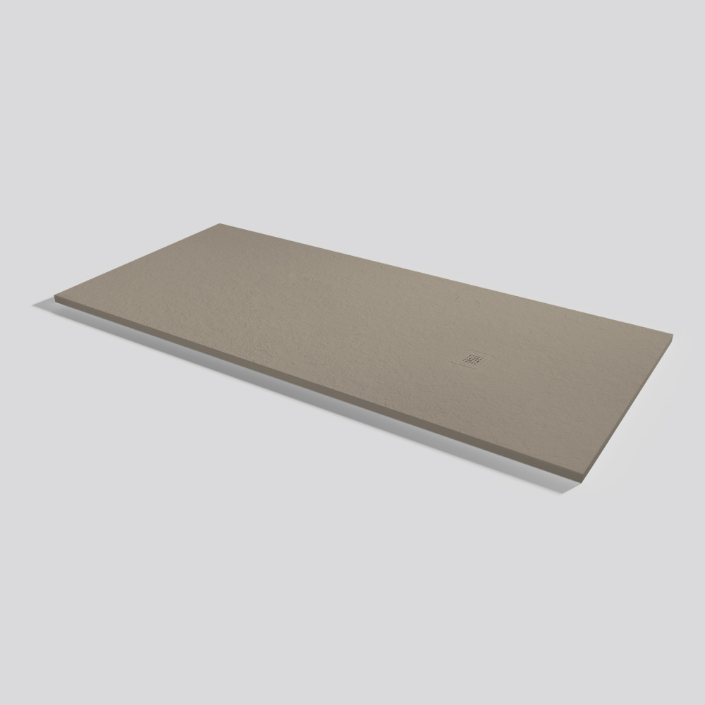 Shower tray Base Slate Capuccino Rectangular 200x90
