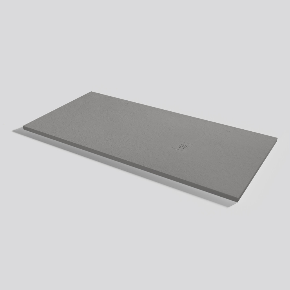 Piatto doccia Base Slate Cemento Rettangolare 170x80