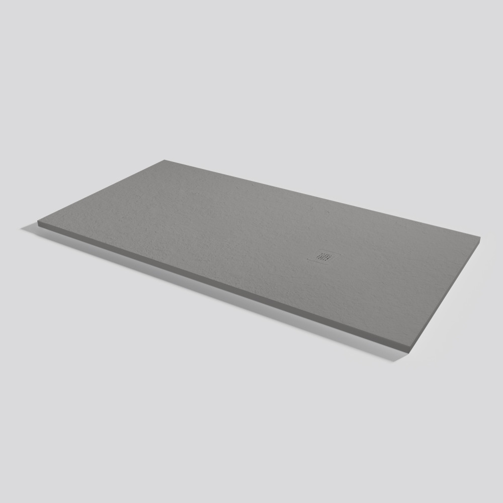 Piatto doccia Base Slate Cemento Rettangolare 180x90