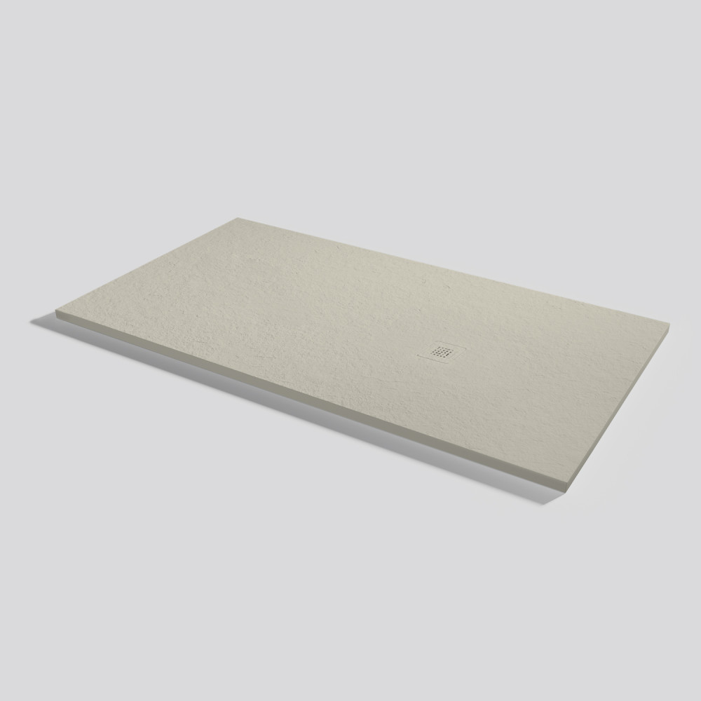 Plato de ducha Base Slate Crema Rectangular 170x90