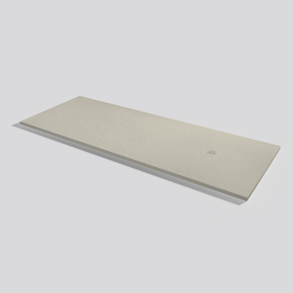Plato de ducha Base Slate Crema Rectangular 200x75