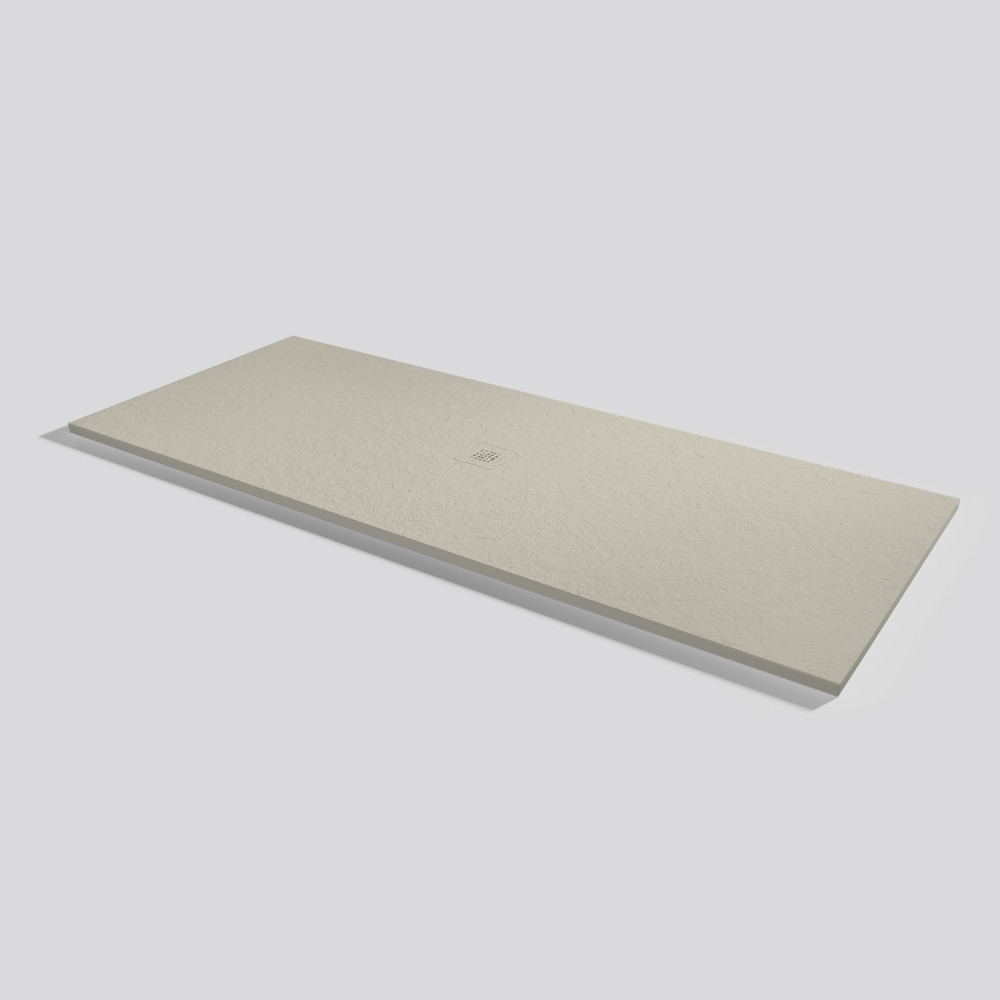 Plato de ducha Base Slate Crema Rectangular 220x90