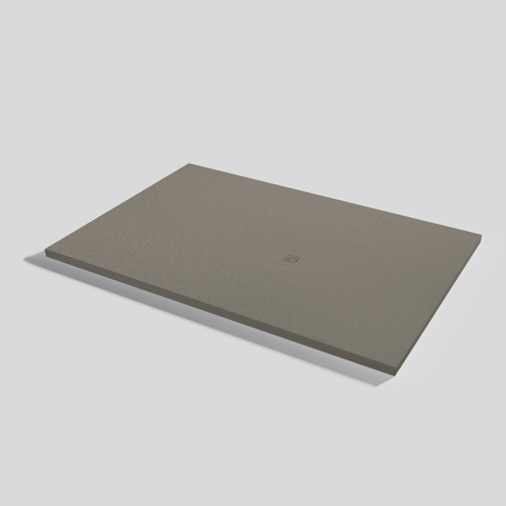 Plato de ducha Base Slate Fango Rectangular 140x90