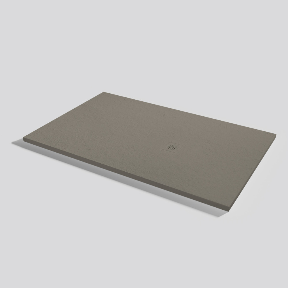 Plato de ducha Base Slate Fango Rectangular 150x90