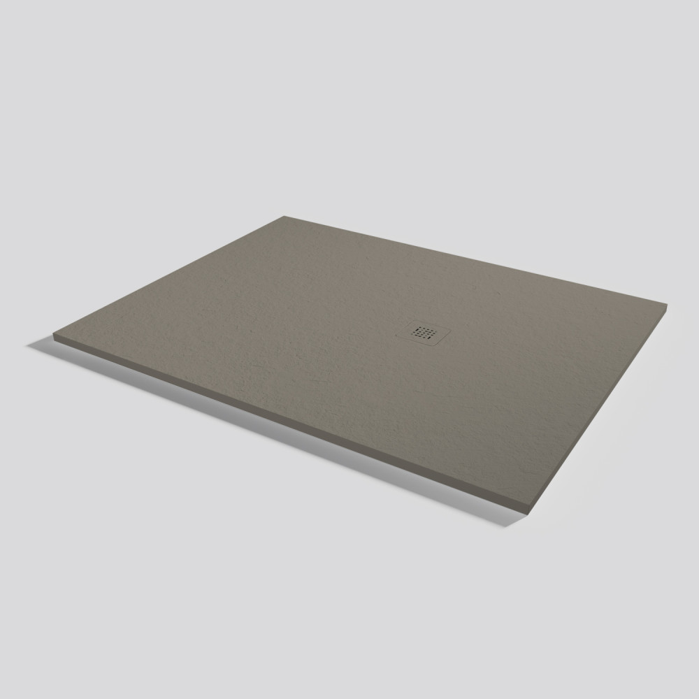 Plato de ducha Base Slate Fango Rectangular 160x120