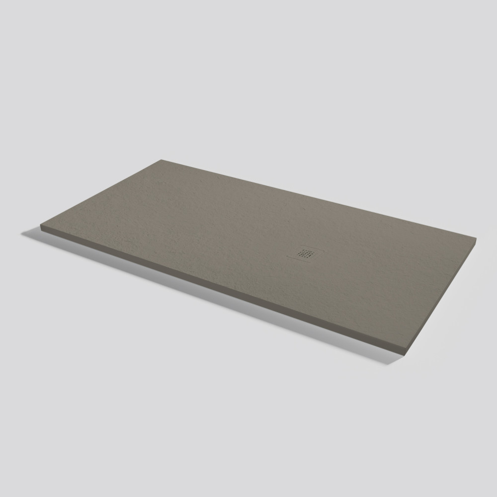 Plato de ducha Base Slate Fango Rectangular 160x80
